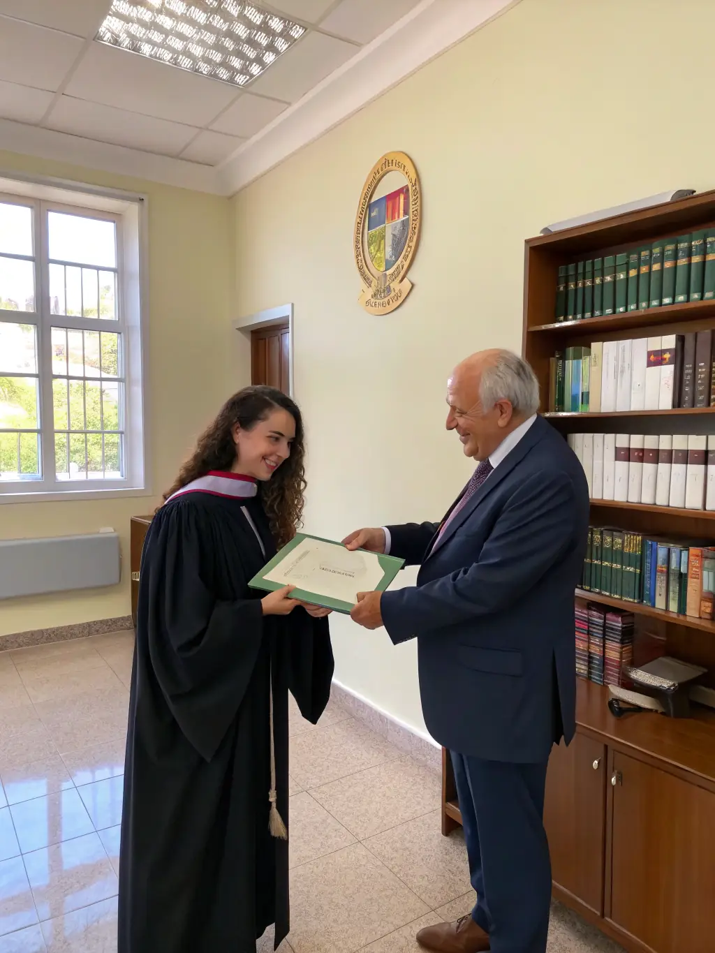 A graduate celebrating with their family, symbolizing the achievement of financial goals through education.
